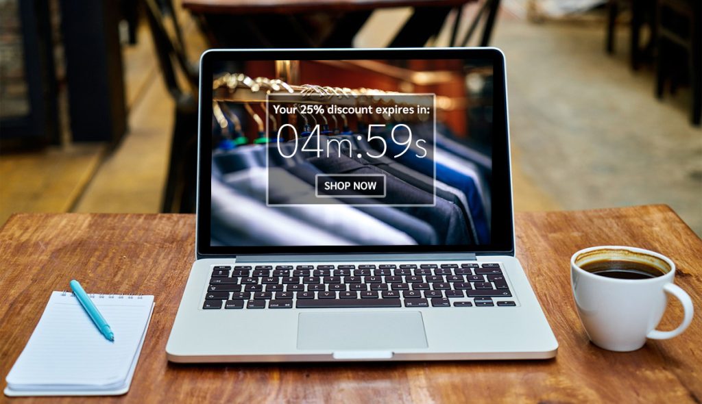 25%-discount-shopping-countdown-timer-on-MacBook